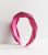 Bright Pink Plissé Plaited Headband New Look