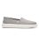 TOMS Darkish Gray Canvas Slip On Espadrilles New Glance