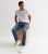 Males’s Jack & Jones Blue Mid Wash Narrow Have compatibility Denims New Glance