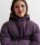 Girls Purple Hooded Puffer Jacket New Look