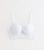 White Floral Embroidered Push Up Corset Bra New Glance