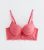 Coral Floral Embroidered Push Up Corset Bra New Glance