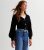 Girls Black Chunky Knit Cardigan New Look