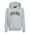 Jack & Jones Junior Pale Grey Logo Hoodie New Look