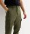 Males’s Khaki Cotton Tapered Shipment Trousers New Glance