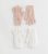 2 Pack Crimson and White Eyelash Knit Gloves New Glance