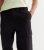 Males’s Black Cotton Comfy Have compatibility Cuffed Crop Shipment Trousers New Glance