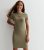 Girls Olive Crop 2 In 1 Mini Dress New Look