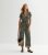 Green Abstract Short Sleeve Jumpsuit New Look