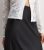 Black Shine Satin Bias Reduce Midi Skirt New Glance