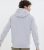 Males’s Threadbare Gray Zip Up Hoodie New Glance