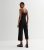 Black Textured Jersey Button Front Jumpsuit New Look