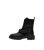 ONLY Black Leather-based-Glance Chain Trim Boots New Glance