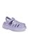 JUJU Lilac Chunky Jelly Sandals New Glance