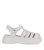 JUJU White Chunky Jelly Sandals New Glance