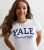 Girls White Cotton Yale Logo T-Shirt New Look