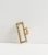 Gold Rectangle Diamanté Hair Claw Clip New Glance