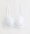 White Floral Embroidered Non Padded Bra New Glance