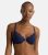 Dorina Blue Floral Lace Underwired Bra New Glance