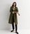 Khaki Belted Trench Coat New Glance