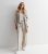 Stone 3/4 Sleeve Waterfall Duster Coat New Glance