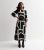 Petite Black Summary Print Puff Sleeve Midi Get dressed New Glance