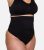 Conturve Black Top Waist Shaping Thong New Glance