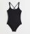 Ladies Black Strappy Suit New Glance