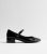 Black Patent Block Heel Mary Jane Footwear New Glance