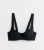 Black Ribbed Comfortable Cup Underwired Bikini Most sensible New Glance