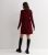 Maternity Burgundy Crinkle Jersey Wrap Mini Smock Get dressed New Glance