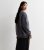 Darkish Gray Jersey Workforce Neck Sweatshirt New Glance