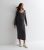 Maternity Darkish Gray Ribbed Jersey Scoop Midi Get dressed New Glance