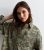 Inexperienced Camouflage Cotton Shacket New Glance