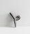 Black Diamante Flower Bulldog Claw Hair Clip New Glance