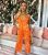 AX Paris Orange Animal Print Strappy Jumpsuit New Glance