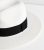 White Straw Impact Fedora Hat New Glance