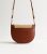 Stone Raffia Whip Sew Saddle Bag New Glance