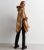 Gini London Camel Test Fake Fur Trim Cape New Glance