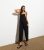 Black Tie Strap Cropped Dungaree Jumpsuit New Glance