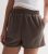 Brown Jogger Shorts New Glance