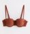 Rust Ruched Balconette Bikini Best New Glance