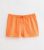 Vivid Orange Textured Seashore Shorts New Glance