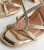 Additional Huge Have compatibility Gold Diamanté Block Heel Sandals New Glance