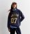 Military Acid Wash Maison 07 Emblem Sweatshirt New Glance