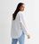 Petite White Poplin Lengthy Sleeve Blouse New Glance