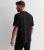 Males’s Ben Sherman Black Cotton Piqué Brand T-Blouse New Glance