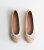 Off White Raffia Bow Ballerina Pumps New Glance