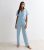 Blue Revere Trouser Pyjama Set New Glance