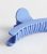 Brilliant Blue Matte Curved Hair Claw Clip New Glance